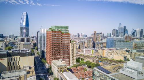 220 Blackfriars aerial view North