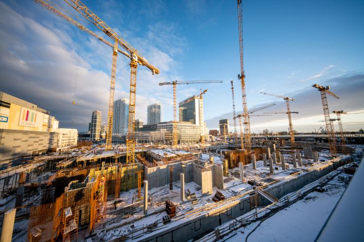 eurovea II construction 2